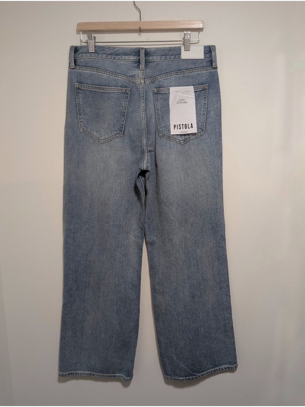 PISTOLA | Hendrix High Rise Baggy In Apprentice Distressed - Picture 6 of 14